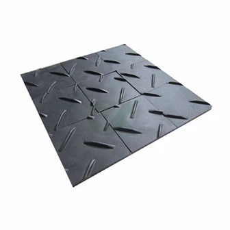 Raskeveokite musta maapealse kaitse matid 4x8 ehitamiseks